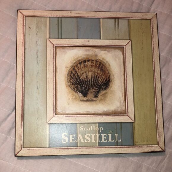 Vintage Style Sea World Shell Collection Wall Art - Picture 3 of 11